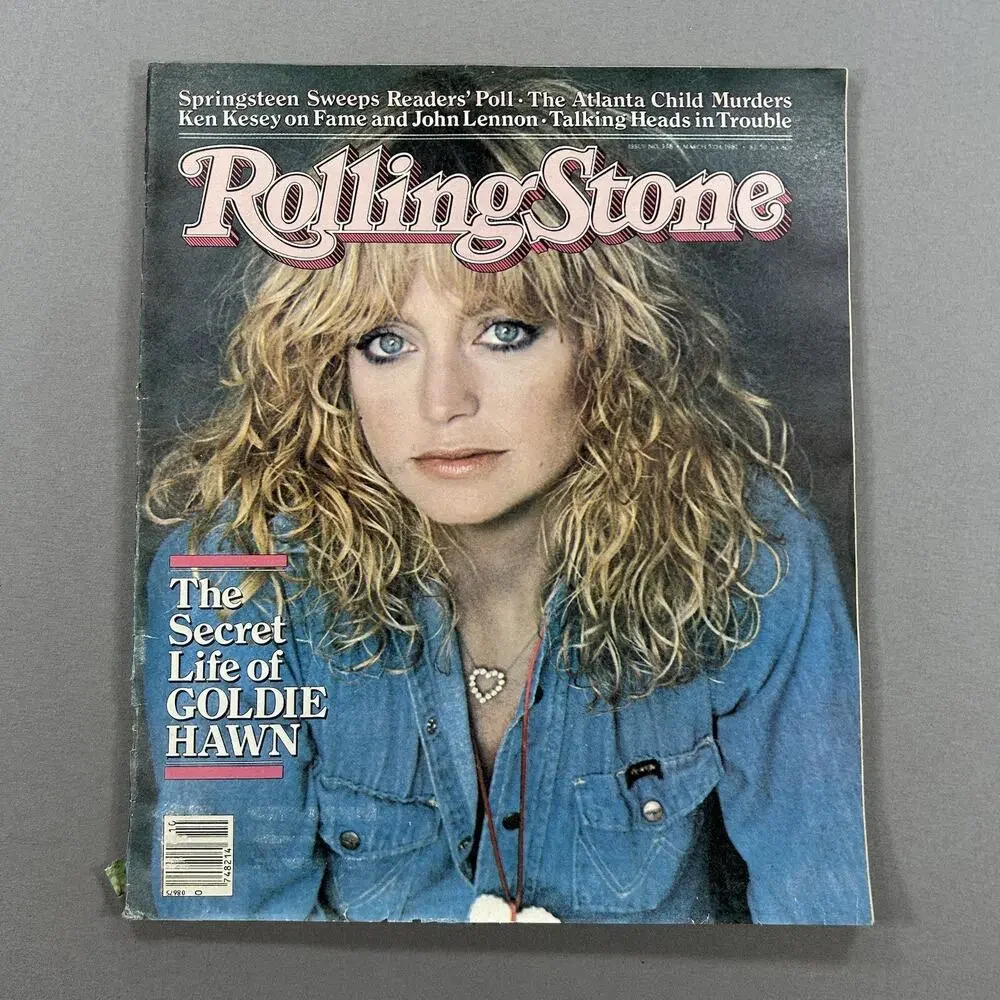 Rolling Stone Magazine Issue 338 March 5 1981 Goldie Hawn John Lennon Music Vtg
